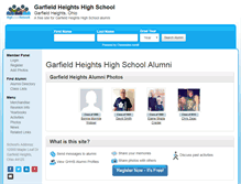 Tablet Screenshot of garfieldheightshighschool.org